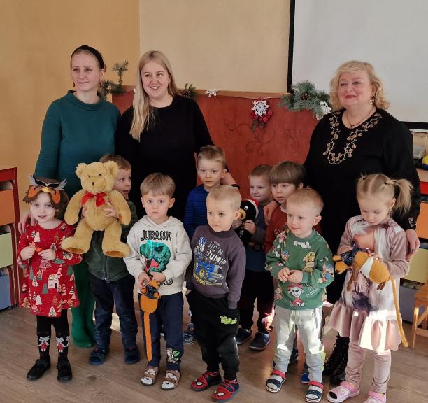 Knygutės apie pelytę Zitą veikėjai Babtų lopšelyje-darželyje