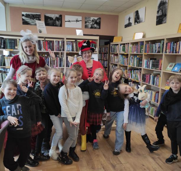 Vaikų knygos diena Rokų bibliotekoje