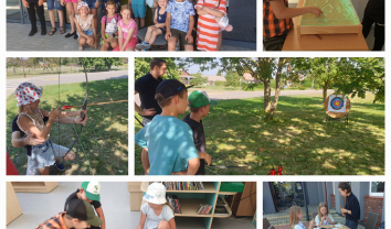 Vaikų vasaros stovyklos rugpjūčio mėnesio užsiėmimai Šlienavos bibliotekoje