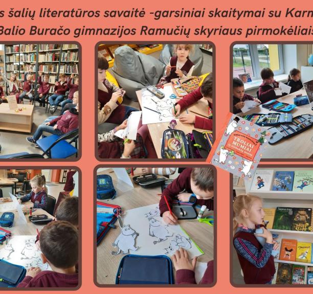 Šiaurės šalių literatūros savaitė Ramučių bibliotekoje