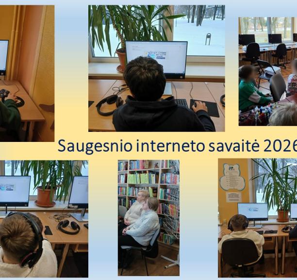 Vasario mėnesio veiklos Vandžiogalos bibliotekoje