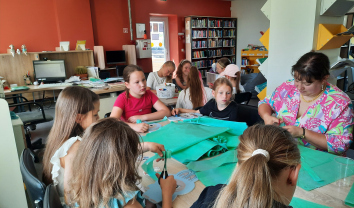 Vaikų vasaros užimtumo veiklos Ramučių bibliotekoje