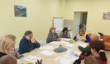 Įvairiaspalvis spalis Zapyškio bibliotekoje 