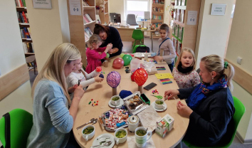 Šeimų edukacija Vilkijos bibliotekoje