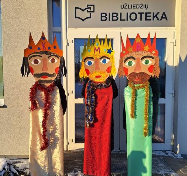 Gruodis ir sausis Užliedžių bibliotekoje