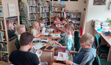 Vaikų veiklos liepos mėnesį Neveronių bibliotekoje