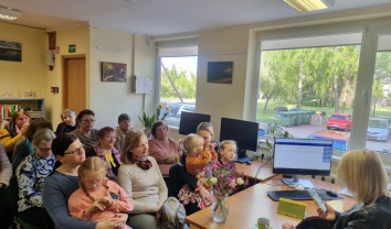 Spaudos atgavimo, kalbos ir knygos dienos minėjimas Neveronių bibliotekoje 