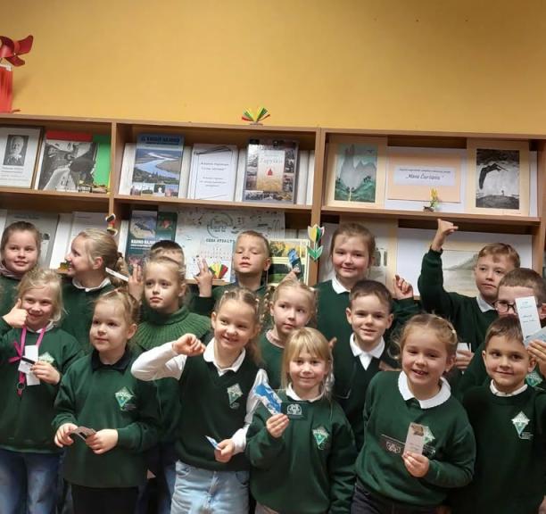 Romusis lapkritis Zapyškio bibliotekoje 