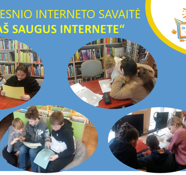 Saugesnio interneto savaitė Vandžiogalos bibliotekoje