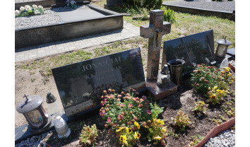 Knygnešio K.Jonaičio kapas Babtų kapinėse