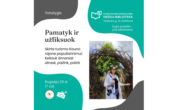 Pamatyk ir užfiksuok