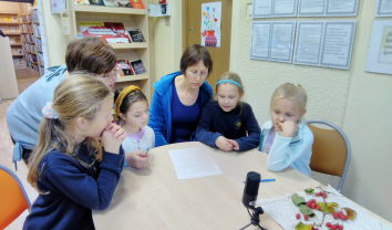 Knygos įgarsinimo edukacija Rokų bibliotekoje