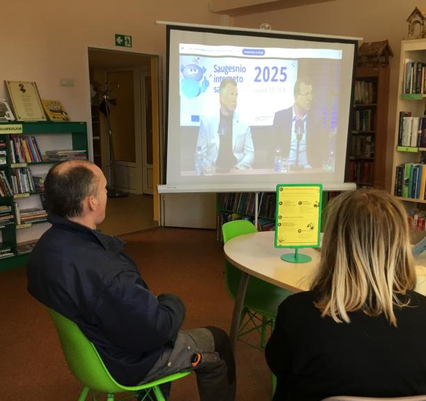 Saugesnio interneto savaitė Ringaudų bibliotekoje