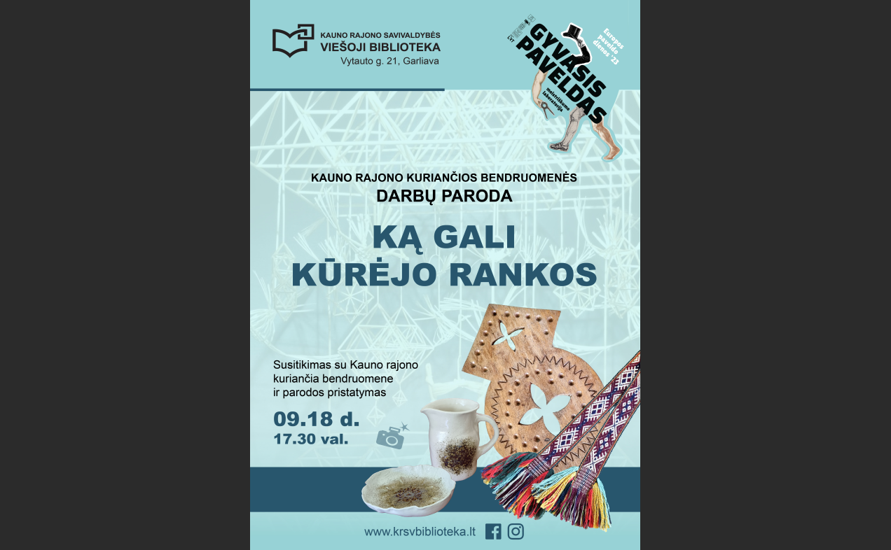 Ką gali kūrėjo rankos