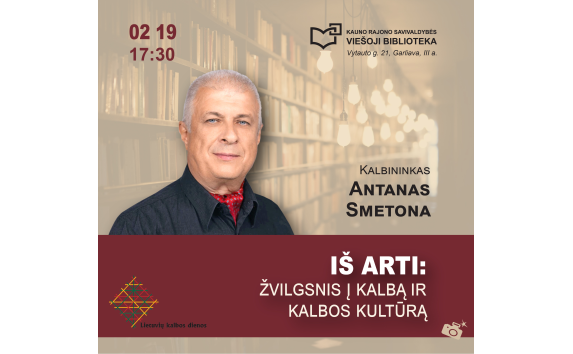 Kalbininkas Antanas Smetona: „Iš arti: žvilgsnis į kalbą ir kalbos kultūrą“