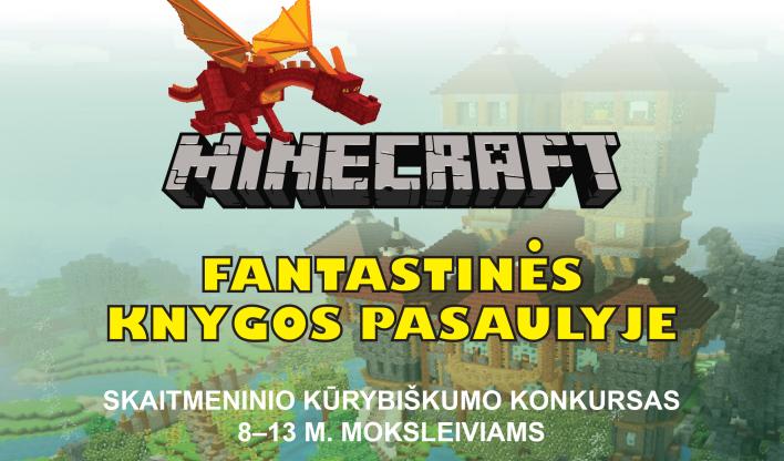 Kviečiame dalyvauti „Minecraft“ konkurse!