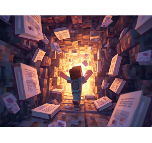 „Minecraft“ ir knygos – atšvęskime 10 metų jubiliejų!
