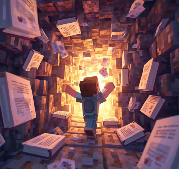 „Minecraft“ ir knygos – atšvęskime 10 metų jubiliejų!