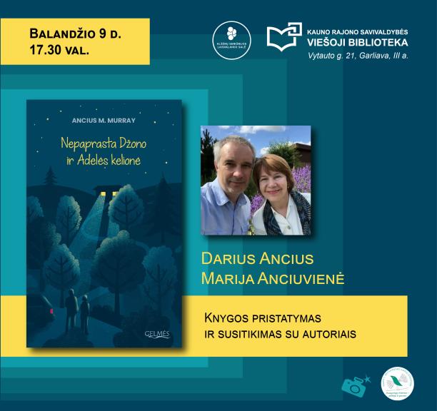 Knygos „Nepaprasta Džono ir Adelės kelionė“ pristatymas