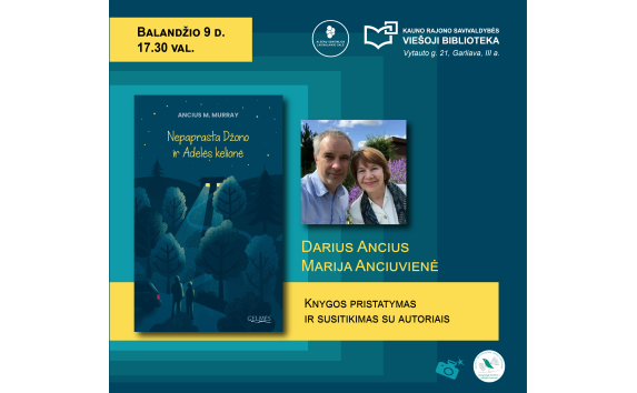 Knygos „Nepaprasta Džono ir Adelės kelionė“ pristatymas