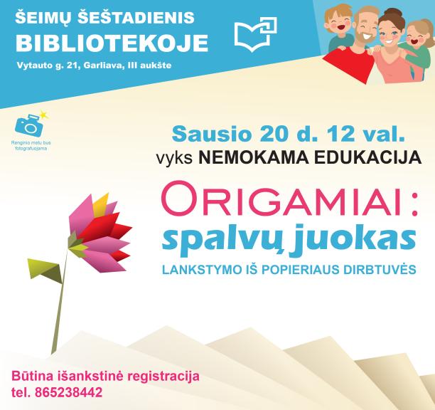 Origamiai: spalvų juokas