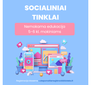 Nauja edukacija „Socialiniai tinklai“ 