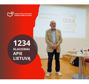 Benjaminas Mašalaitis bibliotekoje: „1234 protų mūšių klausimai. Lietuva“