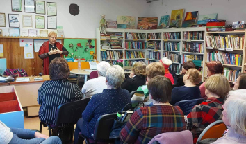 Pirmosios pavasario veiklos Babtų bibliotekoje