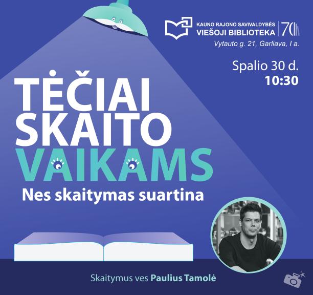 Tėčiai skaito vaikams