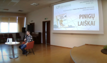 Psichologo Timo Petraičio knygos „Pinigų laiškai“ pristatymas