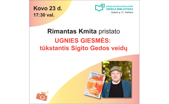 Rimantas Kmita pristato: „Ugnies giesmės“