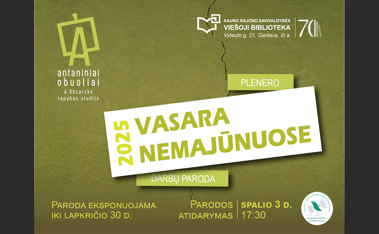2025-ųjų vasara Nemajūnuose: plenero darbų paroda