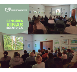 SENGIRĖS KINAS bibliotekoje: PASIENIO VILKAI 