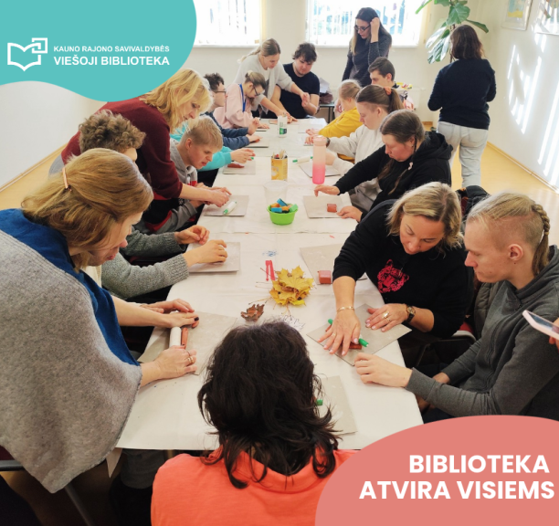 Biblioteka – erdvė, kurioje vietos yra visiems