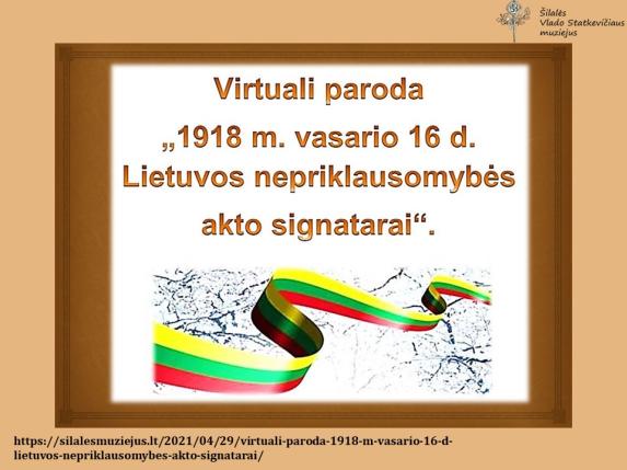 Lietuvos nepriklausomybės akto signatarai